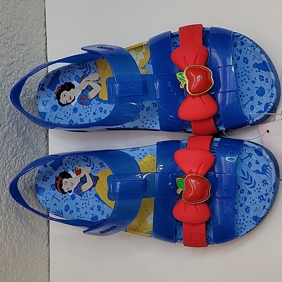 Crocs Kids Snow White Isabella Sandals Bright Cobalt Size US J3 - Picture 3 of 17